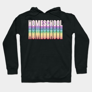 Homeschool in Rainbow Colors Hoodie